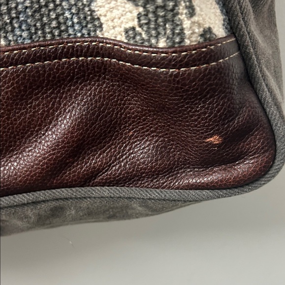 Brown and Grey Myra Tote Bag - Picture 4 of 10